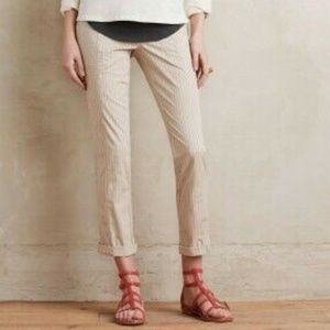 New Anthropologie Raye Striped Cargo Trousers